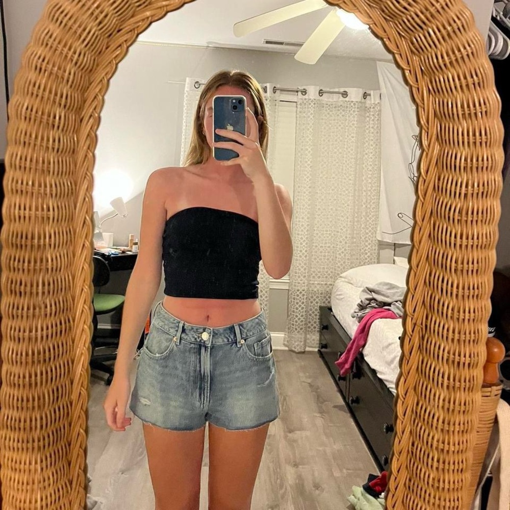 Garage denim shorts